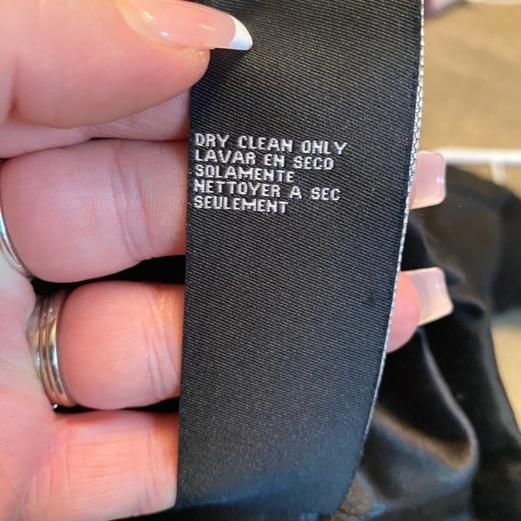 Bebe Black Rabbit Fur Trim with Blended Down Feather Jacket I Size: S - Picture 11 of 12